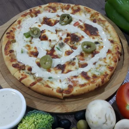 Spicy Chicken Ranch Pizza