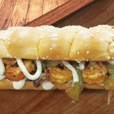 Prawns Cheese-Sandwich