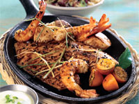 Grilled Sea Food Platter Mix