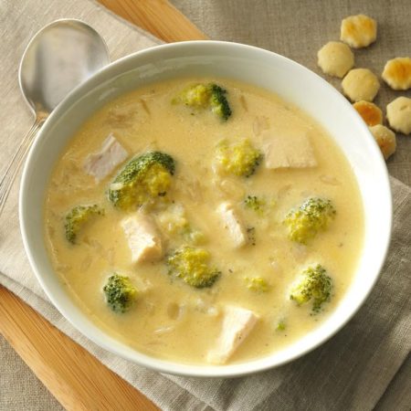 Broccoli with chicken Soup